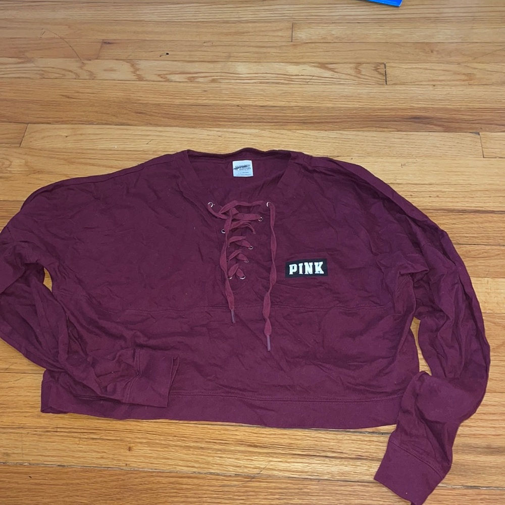 Maroon PINK Crop top
